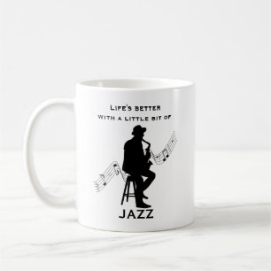 Het leven is beter met een beetje Jazz Cool Koffiemok
