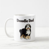 Het leven is beter met een Bernedoodle Dad Mok (Links)