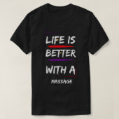 Het leven is beter met een bloedbad1 t-shirt (Design voorkant)