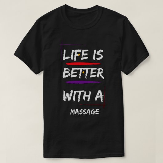 Het leven is beter met een bloedbad1 t-shirt (Design voorkant)