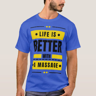 Het leven is beter met een bloedbad 10 t-shirt