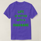 Het leven is beter met een bloedbad 35 t-shirt (Design voorkant)