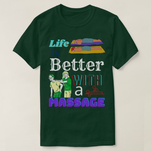 Het leven is beter met een bloedbad 76 t-shirt (Design voorkant)