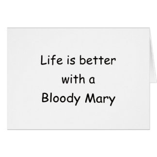 Het leven is beter met een bloedige Mary
