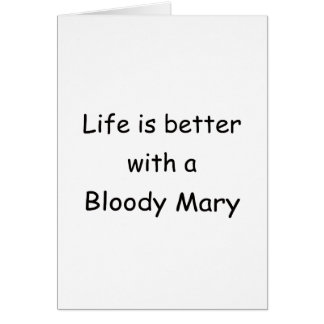 Het leven is beter met een bloedige Mary