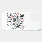 Het leven is beter met een Cat quote slogan Case-Mate iPhone Case (Achterkant (horizontaal))