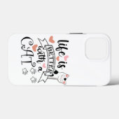 Het leven is beter met een Cat quote slogan Case-Mate iPhone Case (Achterkant (horizontaal))