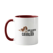 Het Leven Is Beter Met Een Cavalier Mok
