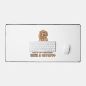 Het leven is beter met een Cavapoo - Grappige hond Bureaumat (Keyboard & Muis)
