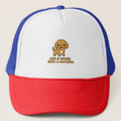 Het leven is beter met een Cavapoo - grappige hond Trucker Pet (Voorkant)