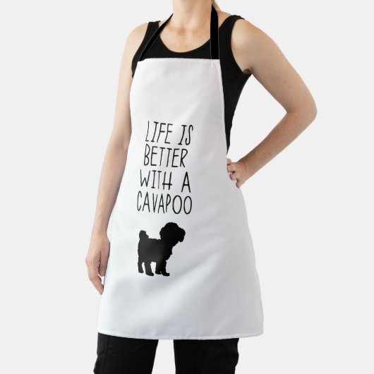 Het leven is beter met een Cavapoo Schort (Insitu)