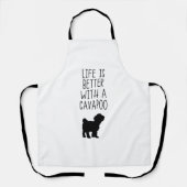 Het leven is beter met een Cavapoo Schort (Voorkant)
