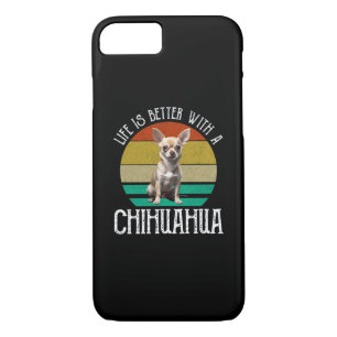 Het leven is beter met een Chihuahua iPhone 8/7 Hoesje