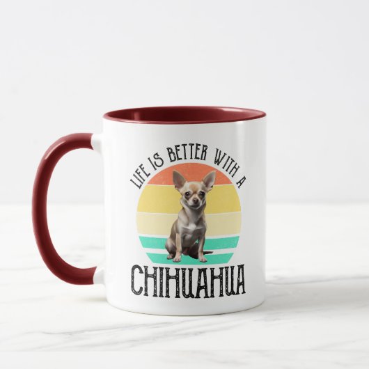 Het leven is beter met een Chihuahua Mok (Links)