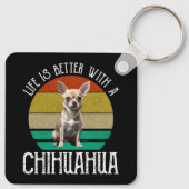 Het leven is beter met een Chihuahua Sleutelhanger (Achterkant)