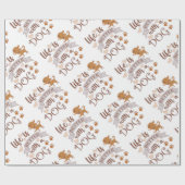 Het leven is beter met een citaat van Dog grappige Cadeaupapier (Vlak)