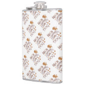 Het leven is beter met een citaat van Dog grappige Heupfles (Links)