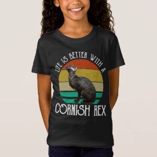 Het Leven Is Beter Met Een Cornish Rex T-shirt