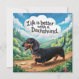 Het Leven Is Beter Met Een Dachshond