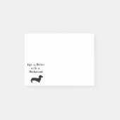 Het leven is beter met een Dachshund Post-it® Notes (Voorkant)