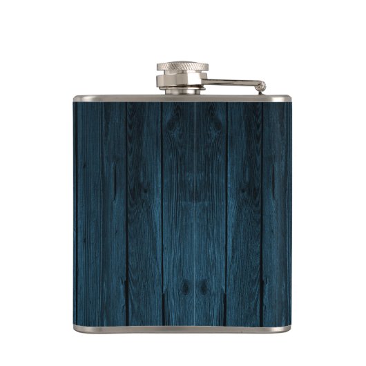 Het leven is beter met een Dog Flask - Blauw Heupfles (Achterkant)