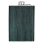 Het leven is beter met een Dog Flask - Blauwgroen Heupfles (Achterkant)