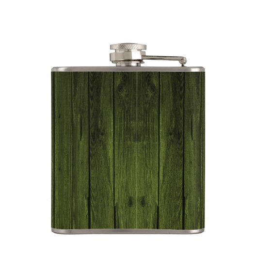 Het leven is beter met een Dog Flask - Groen Heupfles (Achterkant)
