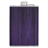 Het leven is beter met een Dog Flask - Paars Heupfles (Achterkant)