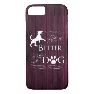 Het leven is beter met een Dog iPhone Case - Magen