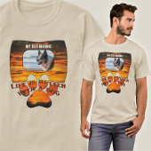 Het leven is beter met een Dog Sunset 2584 T-shirt