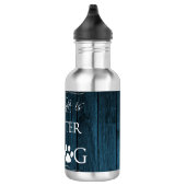 Het leven is beter met een Dog Water Fles - Blauw (Rechts)
