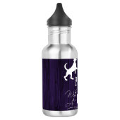 Het leven is beter met een Dog Water Fles - Paars (Links)