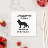 Het leven is beter met een Duitse herder Servet (Insitu)