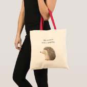 Het leven is beter met een egel  tote bag (Voorkant (product))