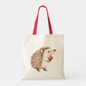 Het leven is beter met een egel  tote bag (Achterkant)