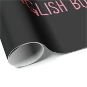 Het leven is beter met een Engelse bulledog Funny Cadeaupapier (Rol Hoek)