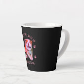 Het leven is beter met een Engelse bulledog Funny Latte Mok (Rechterhoek)