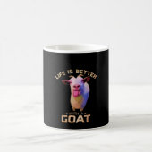 Het leven is beter met een geit cadeau koffiemok (Center)