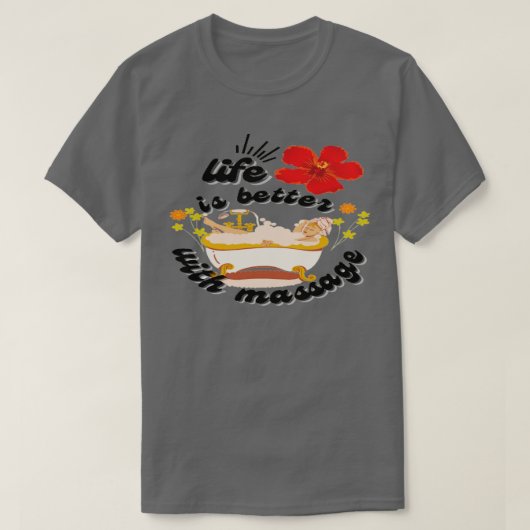 Het leven is beter met een goede bloedbad t-shirt (Design voorkant)