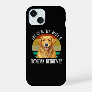 Het Leven Is Beter Met Een Golden Retriever iPhone 15 Case