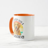 Het Leven Is Beter Met Een Golden Retriever Mok (Voorkant links)