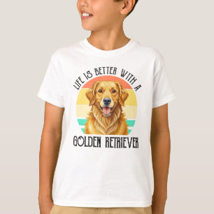 Het Leven Is Beter Met Een Golden Retriever T-shirt