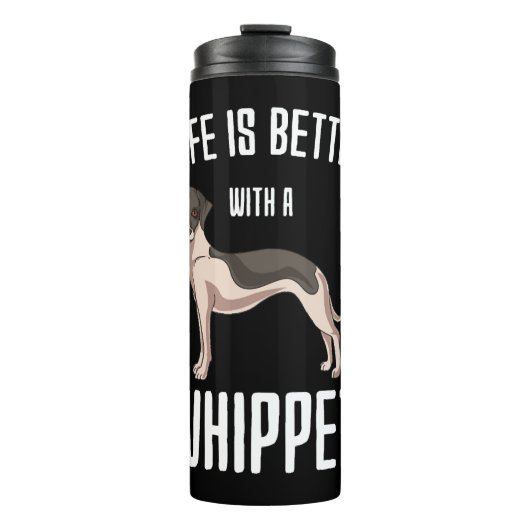 Het leven is beter met een hippet thermosbeker (Voorkant)