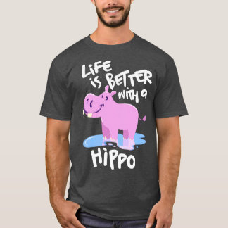 Het leven is beter met een Hippo T-shirt