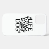 Het leven is beter met een hond Case-Mate iPhone case (Achterkant (horizontaal))