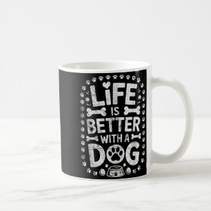 Het Leven Is Beter Met Een Hond - Hondenliefhebber Koffiemok