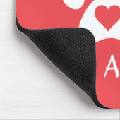 Het leven is beter met een hond - Hondenliefhebber Muismat (Hoek)