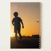 Het leven is beter met een hond, jonge jongen, zon planner (Achterkant)
