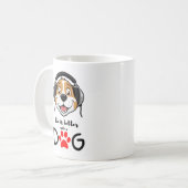 het leven is beter met een hond koffiemok (Voorkant links)