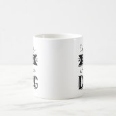Het leven is beter met een hond koffiemok (Center)